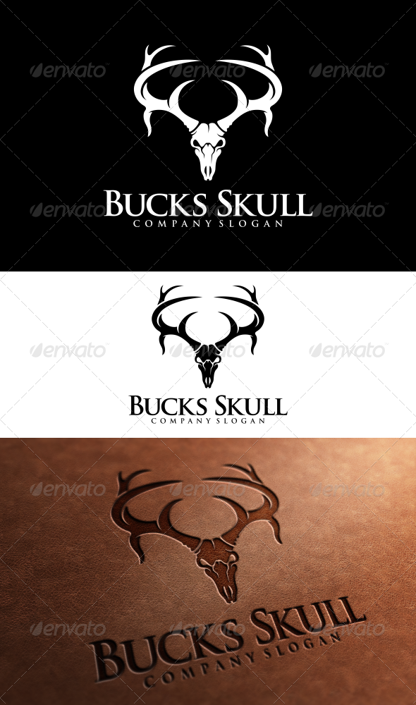 GraphicRiver Bucks Skull Logo Template 7228973 GraphicRiver Bucks Skull Logo Template 7228973