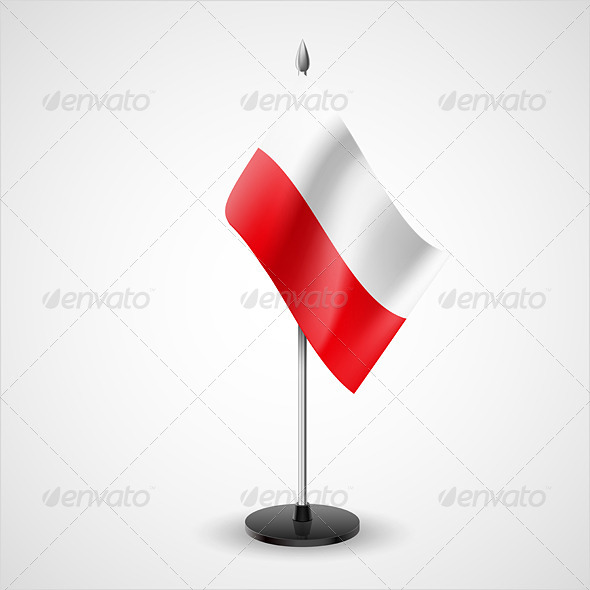 GraphicRiver Table Flag of Poland 7264612 GraphicRiver Table Flag of Poland 7264612