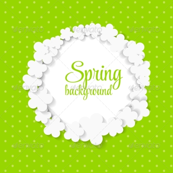 GraphicRiver Spring Background with Paper Flowers 7264710 GraphicRiver Spring Background with Paper Flowers 7264710