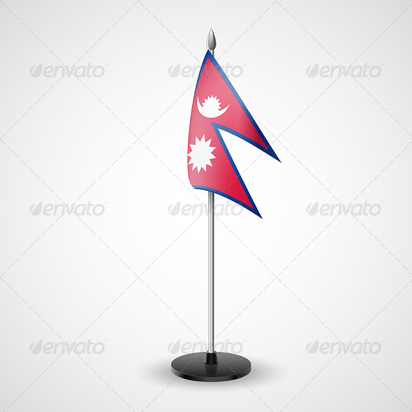 GraphicRiver Table Flag of Nepal 7264835 GraphicRiver Table Flag of Nepal 7264835