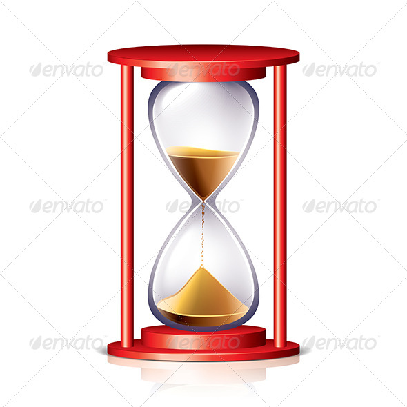 GraphicRiver Red Transparent Hourglass 7264863 GraphicRiver Red Transparent Hourglass 7264863
