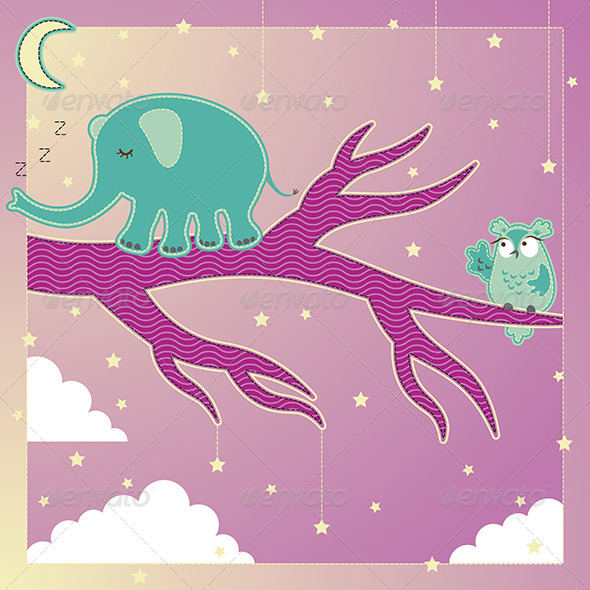 GraphicRiver Sleepwalking Dream World Vector 7264995 GraphicRiver Sleepwalking Dream World Vector 7264995