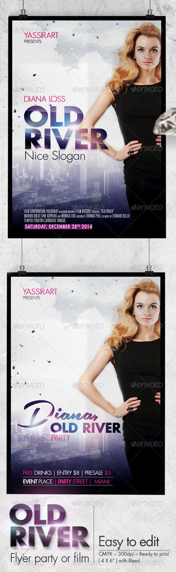 GraphicRiver Old River Flyer Template 7265021 GraphicRiver Old River Flyer Template 7265021