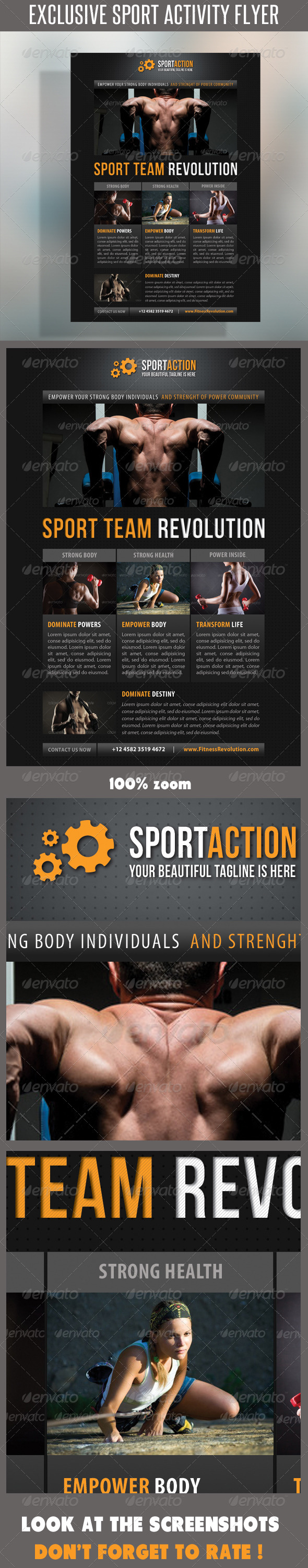GraphicRiver Sport Multipurpose Flyer 16 7265127 GraphicRiver Sport Multipurpose Flyer 16 7265127