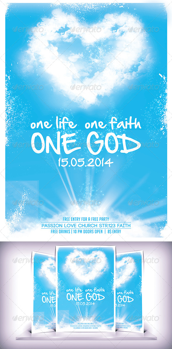GraphicRiver Chruch Love Flyer 7266180 GraphicRiver Chruch Love Flyer 7266180