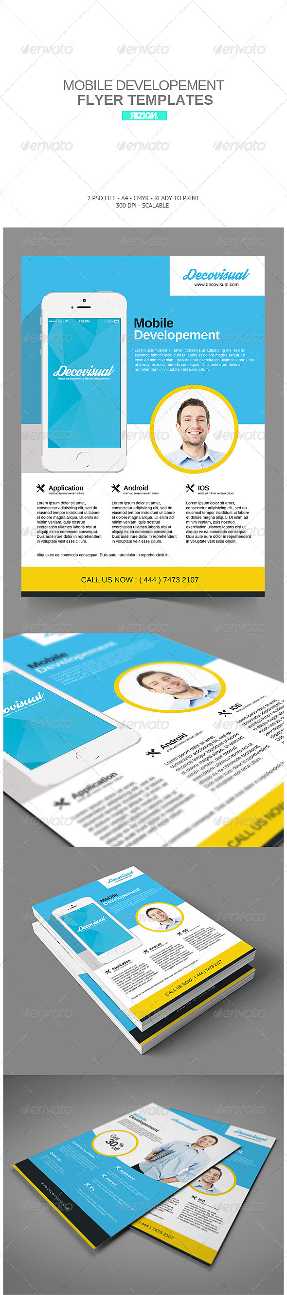 GraphicRiver Mobile Developement Flyer 7270540 GraphicRiver Mobile Developement Flyer 7270540