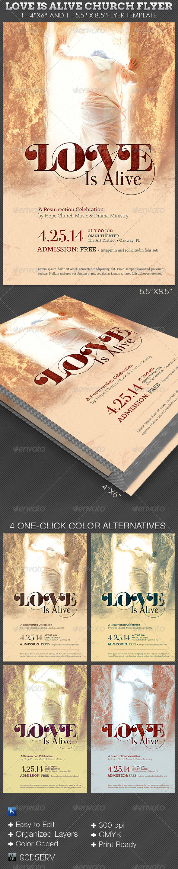 Love-Is-Alive-Church-Flyer-Template