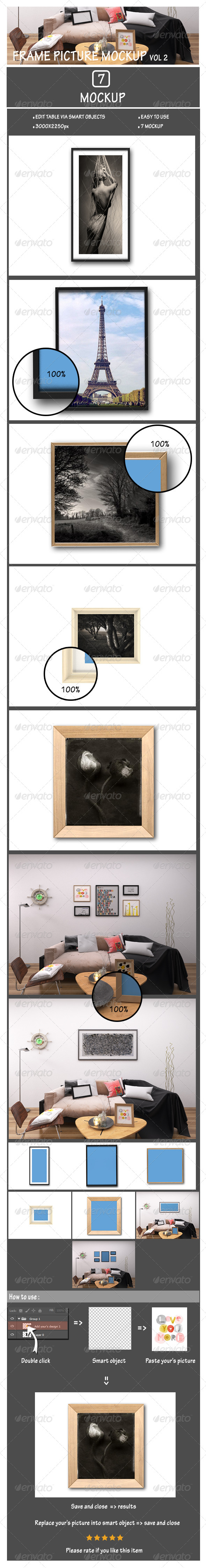 GraphicRiver Frame Picture Mockup Vol2 7272448 GraphicRiver Frame Picture Mockup Vol2 7272448