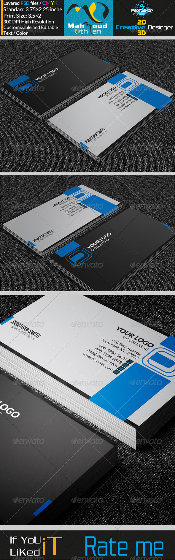 GraphicRiver Corportae Business Card V16 7272881 GraphicRiver Corportae Business Card V16 7272881
