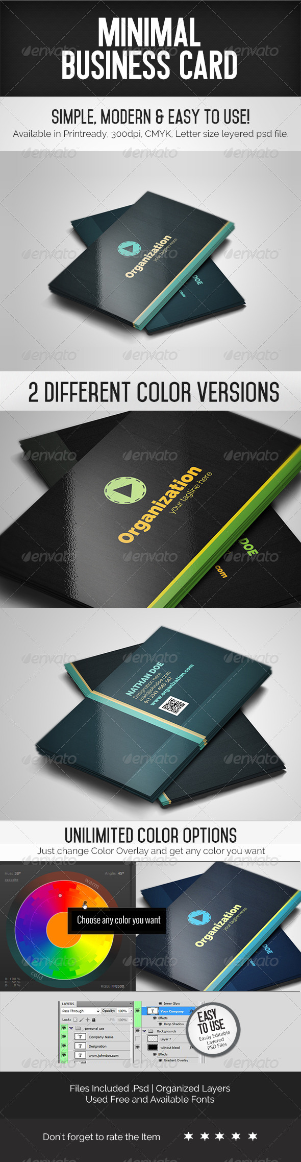 GraphicRiver Minimal Business Card 7273103 GraphicRiver Minimal Business Card 7273103