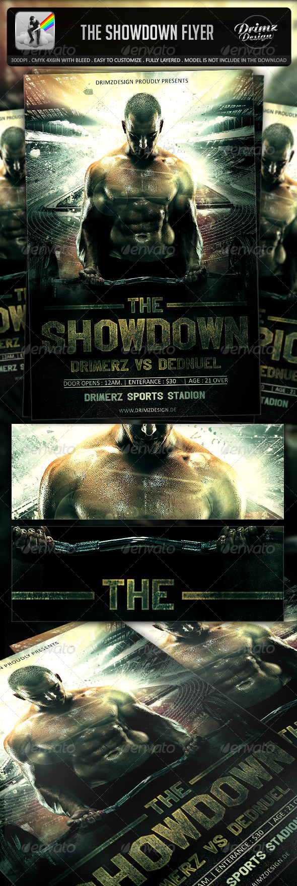 GraphicRiver The Showdown Flyer 7273427 GraphicRiver The Showdown Flyer 7273427