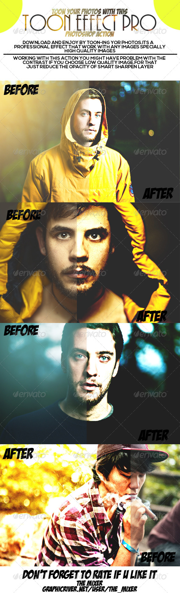 GraphicRiver Toon Effect Pro Photoshop Action 7252257 GraphicRiver Toon Effect Pro Photoshop Action 7252257