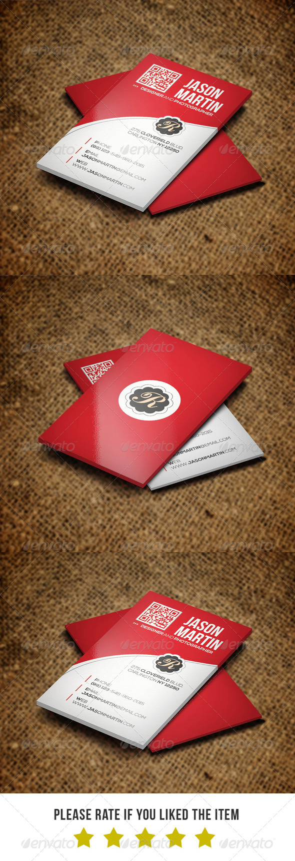 GraphicRiver Personal Red Business card BNA 011 7273605 GraphicRiver Personal Red Business card BNA 011 7273605