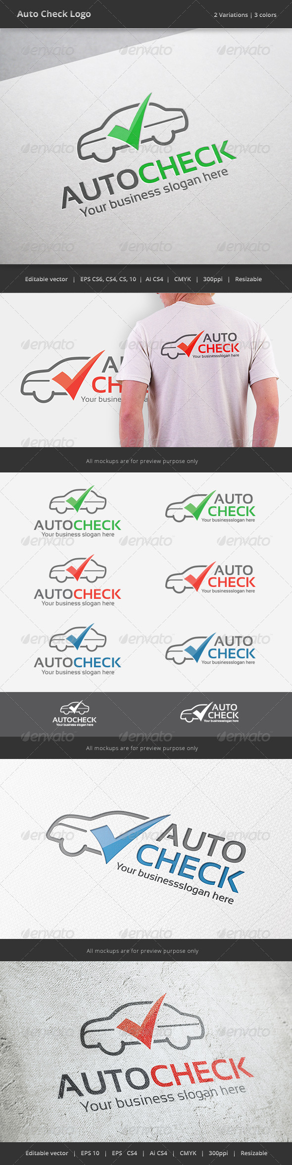 GraphicRiver Auto Check Car Logo 7278572 GraphicRiver Auto Check Car Logo 7278572