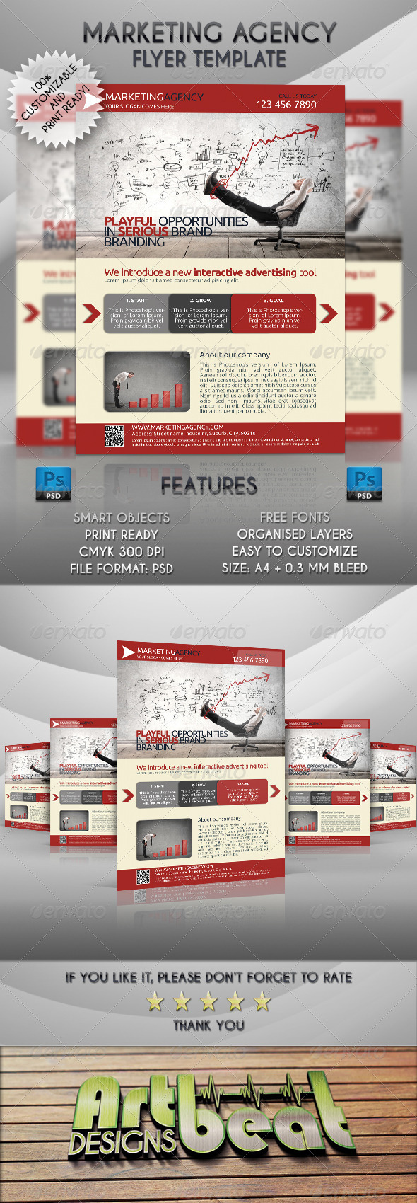 GraphicRiver Marketing Agency Flyer Template 7279773 GraphicRiver Marketing Agency Flyer Template 7279773