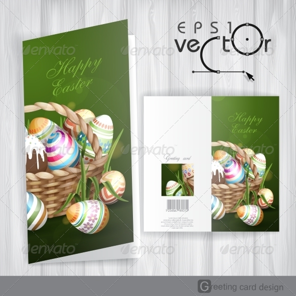 GraphicRiver Easter Background with a Basket 7279832 GraphicRiver Easter Background with a Basket 7279832