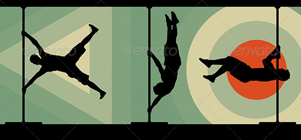 GraphicRiver Male Pole Dancers Performing Pole Moves 7280358 GraphicRiver Male Pole Dancers Performing Pole Moves 7280358