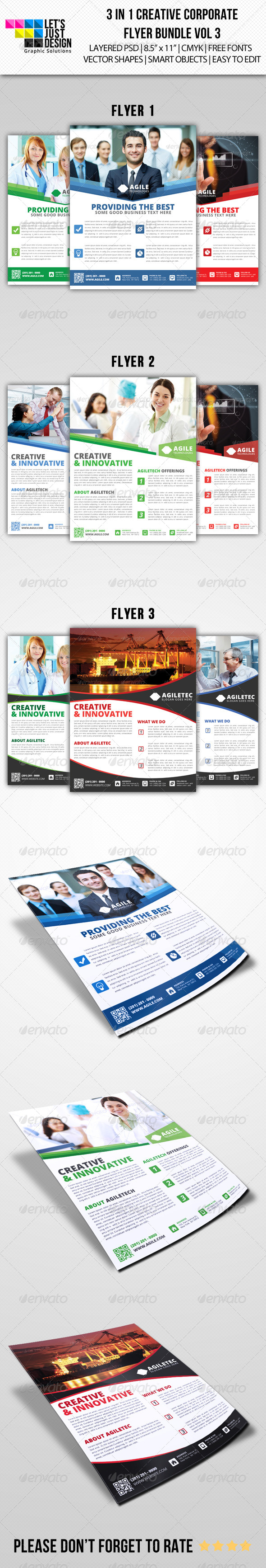 GraphicRiver Creative Corporate Flyer Pack Vol 3 7281553 GraphicRiver Creative Corporate Flyer Pack Vol 3 7281553