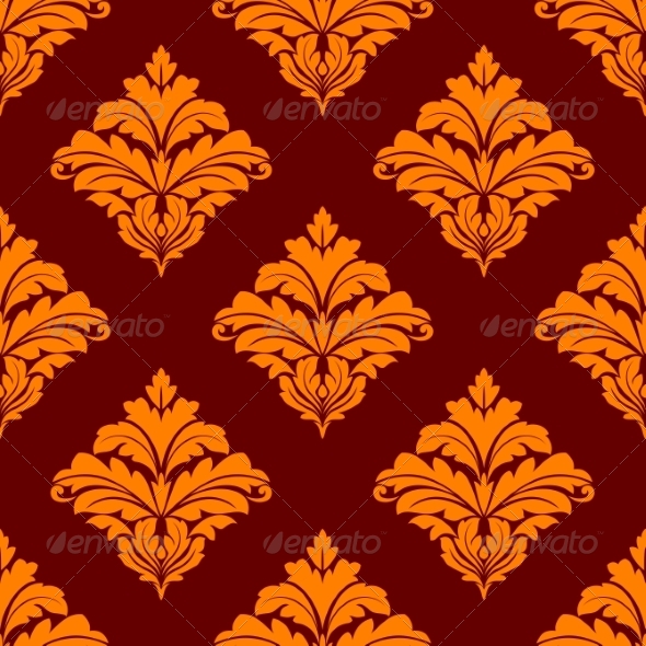 GraphicRiver Red and Orange Floral Seamless Pattern 7281612 GraphicRiver Red and Orange Floral Seamless Pattern 7281612
