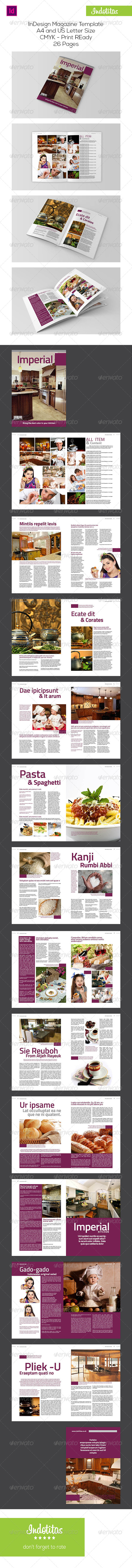 GraphicRiver Kitchen InDesign Magazine Template 7283396 GraphicRiver Kitchen InDesign Magazine Template 7283396