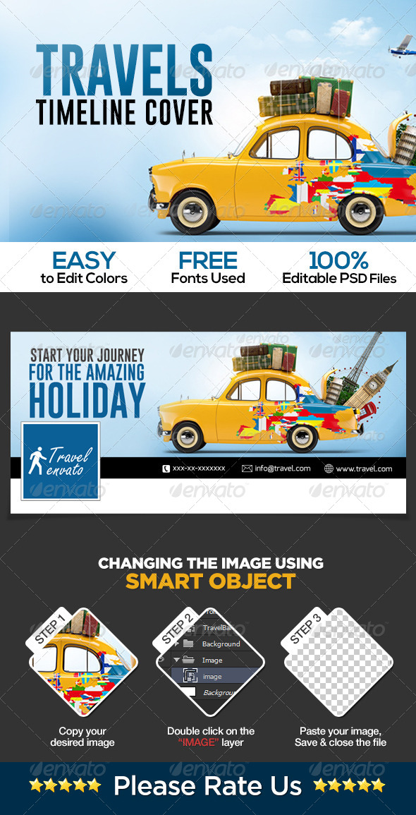 GraphicRiver FB Cover Page for Travel Company 7284301 GraphicRiver FB Cover Page for Travel Company 7284301