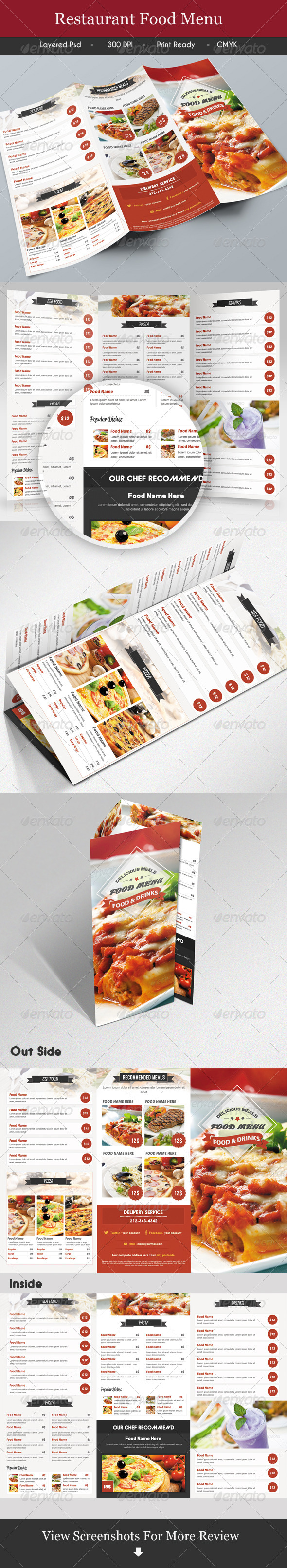 GraphicRiver Trifold Restaurant Menu 2 7285316 GraphicRiver Trifold Restaurant Menu 2 7285316