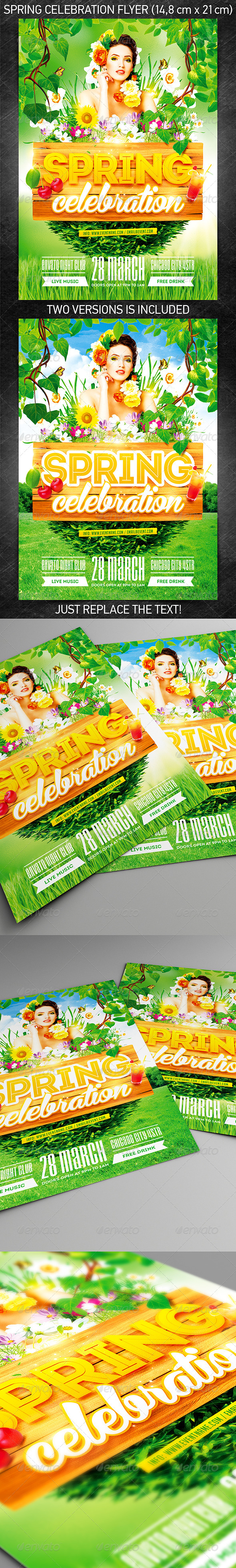 GraphicRiver Spring Celebration Party Flyer 7285593 GraphicRiver Spring Celebration Party Flyer 7285593