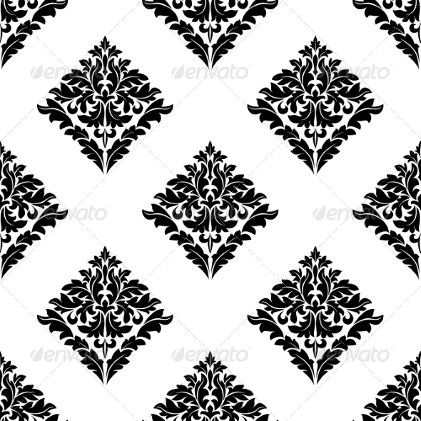 GraphicRiver Diamond Shaped Floral Seamless Motif 7286367 GraphicRiver Diamond Shaped Floral Seamless Motif 7286367