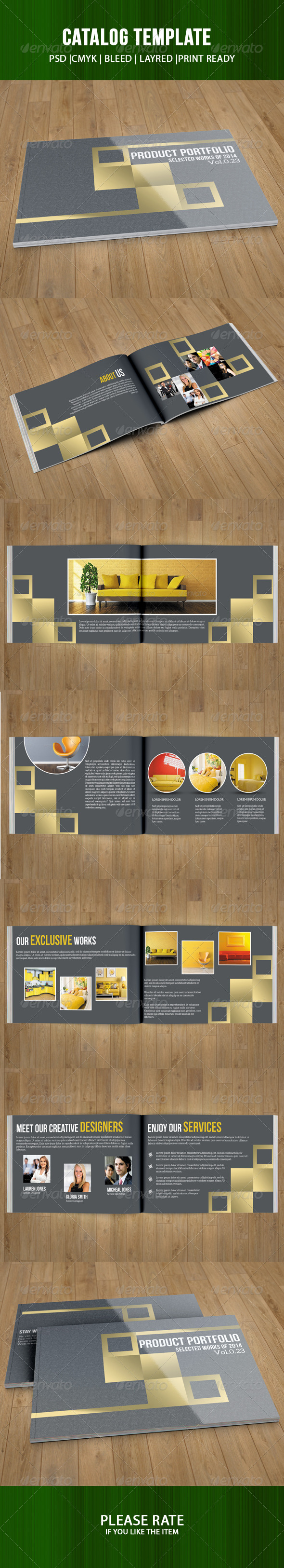 GraphicRiver Interior Catalog Template 7286902 GraphicRiver Interior Catalog Template 7286902
