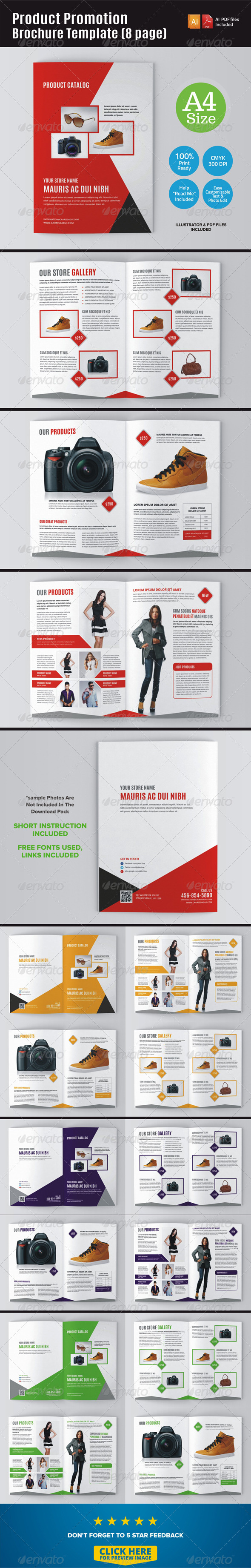 GraphicRiver Product Promotion Brochure Template 8 Page 7264778 GraphicRiver Product Promotion Brochure Template 8 Page 7264778