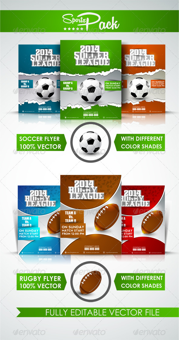GraphicRiver Sports Pack 7290894 GraphicRiver Sports Pack 7290894