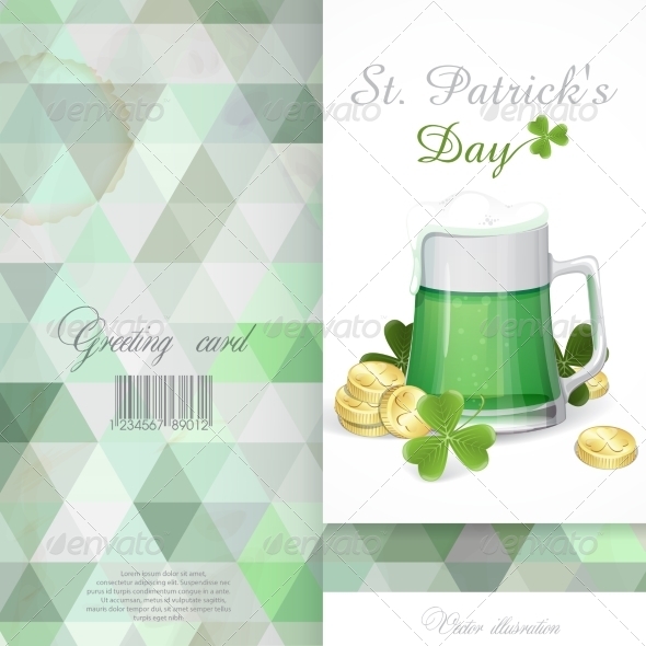 GraphicRiver Mug of Green Beer for St Patrick s Day 7290945 GraphicRiver Mug of Green Beer for St Patrick s Day 7290945