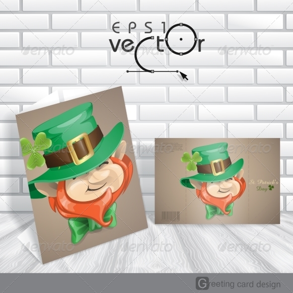 GraphicRiver St Patrick s Day Leprechaun Face 7290997 GraphicRiver St Patrick s Day Leprechaun Face 7290997