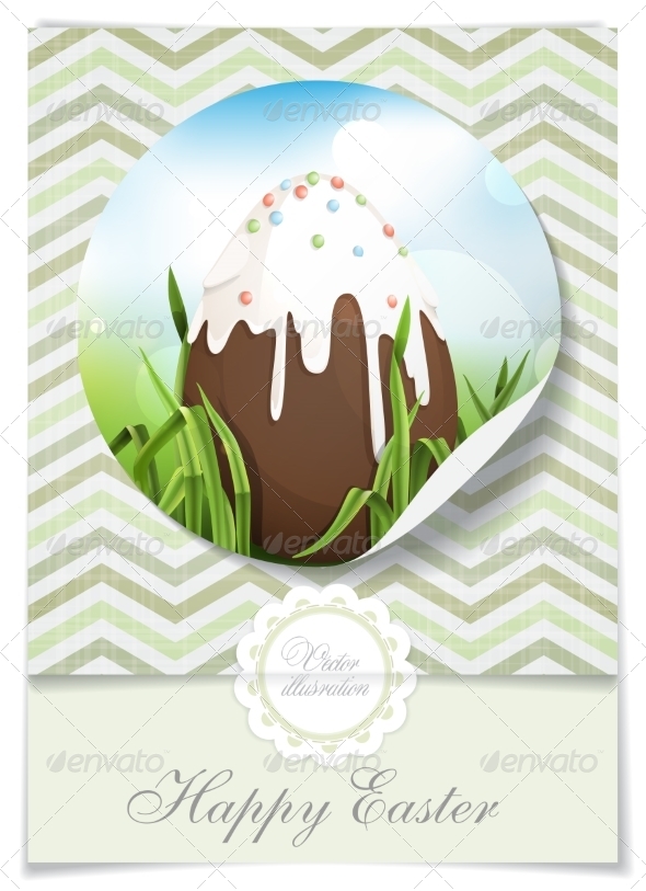 GraphicRiver Chocolate Easter Egg 7291020 GraphicRiver Chocolate Easter Egg 7291020