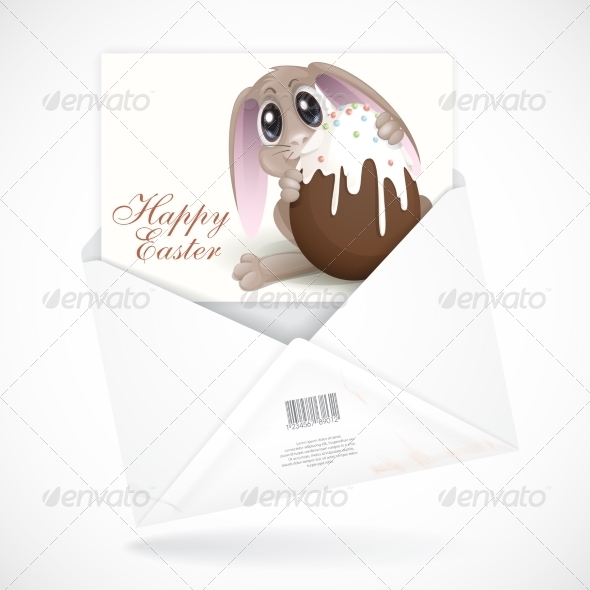 GraphicRiver Easter Bunny with Chocolate Egg 7291032 GraphicRiver Easter Bunny with Chocolate Egg 7291032