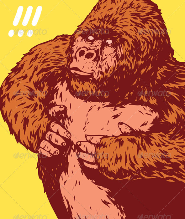 GraphicRiver King Kong Gorilla 7264661 GraphicRiver King Kong Gorilla 7264661