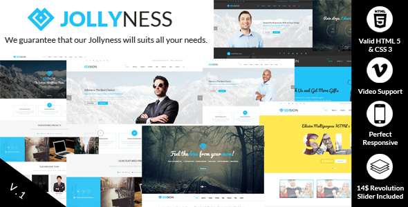 ThemeForest Jollyness Multi Purpose HTML5 Website Template 7229810 ThemeForest Jollyness Multi Purpose HTML5 Website Template 7229810