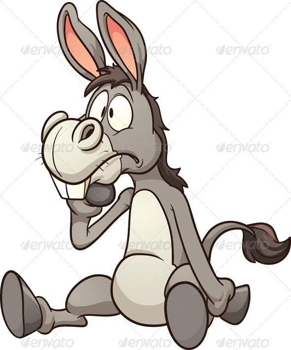 funny donkey clipart - photo #20