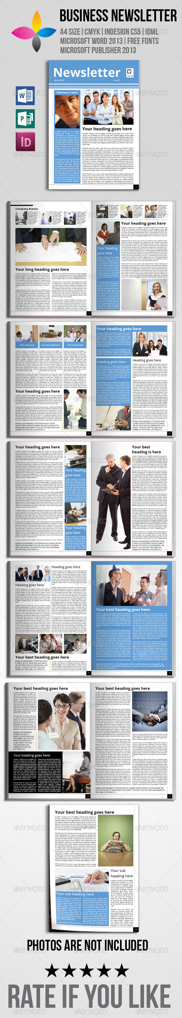 GraphicRiver Business Newsletter 7292951 GraphicRiver Business Newsletter 7292951