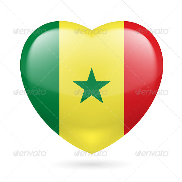 GraphicRiver Heart Icon of Senegal 7293617 GraphicRiver Heart Icon of Senegal 7293617