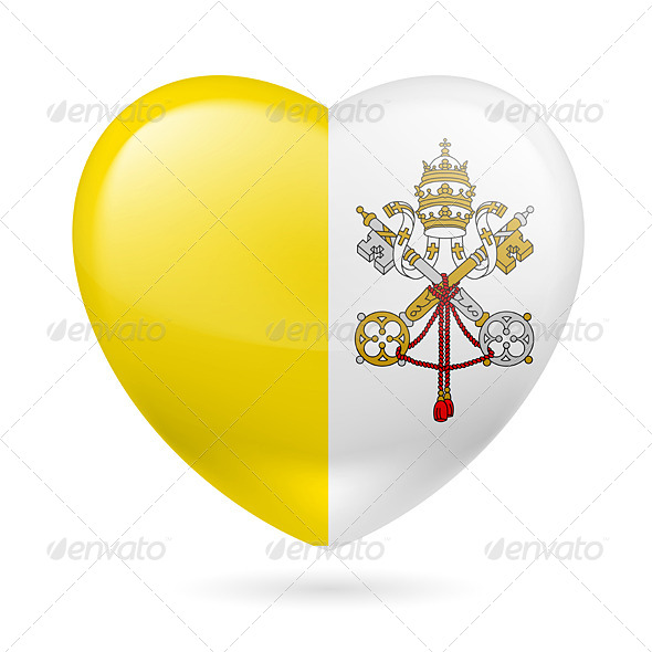 GraphicRiver Heart Icon of Vatican City 7293624 GraphicRiver Heart Icon of Vatican City 7293624