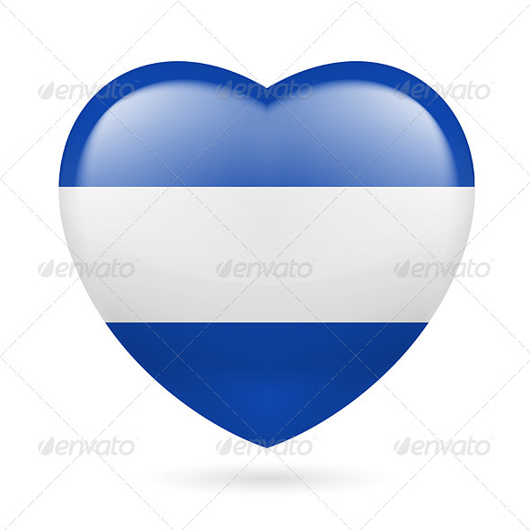 GraphicRiver Heart Icon of El Salvador 7293842 GraphicRiver Heart Icon of El Salvador 7293842