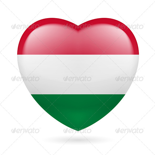 GraphicRiver Heart Icon of Hungary 7293843 GraphicRiver Heart Icon of Hungary 7293843