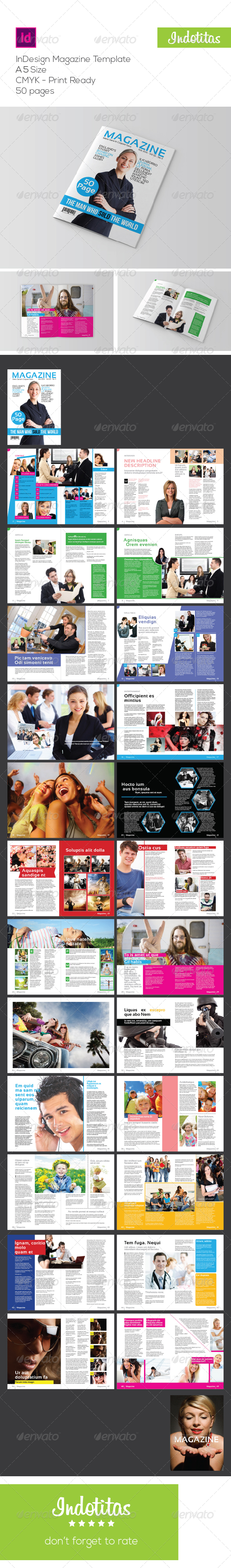 GraphicRiver A5 InDesign Magazine Template 7293906 GraphicRiver A5 InDesign Magazine Template 7293906