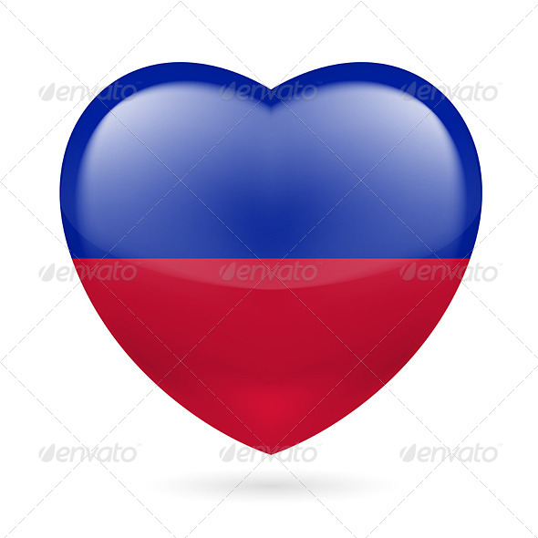 GraphicRiver Heart Icon of Haiti 7293948 GraphicRiver Heart Icon of Haiti 7293948