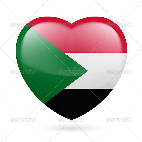 GraphicRiver Heart Icon of Sudan 7294318 GraphicRiver Heart Icon of Sudan 7294318