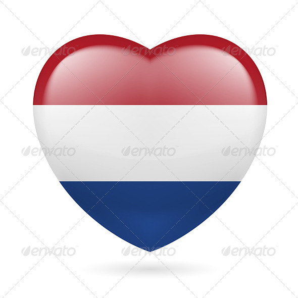 GraphicRiver Heart Icon of Netherlands 7294350 GraphicRiver Heart Icon of Netherlands 7294350