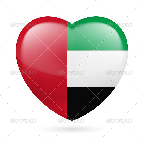 GraphicRiver Heart Icon of United Arab Emirates 7294352 GraphicRiver Heart Icon of United Arab Emirates 7294352