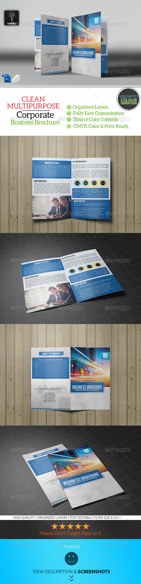 GraphicRiver Business Brochure Bifold Template Vol03 7294994 GraphicRiver Business Brochure Bifold Template Vol03 7294994