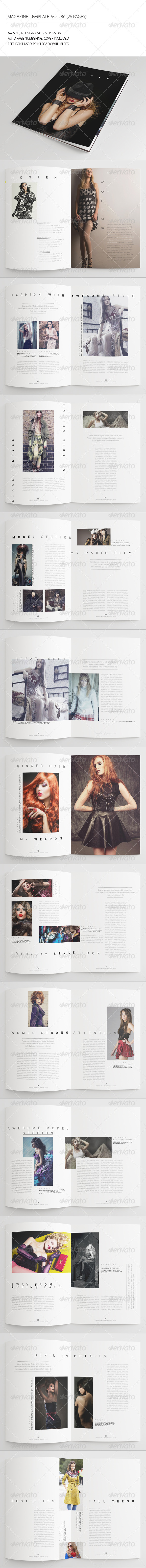 GraphicRiver 25 Pages Fashion Magazine Vol36 7295510 GraphicRiver 25 Pages Fashion Magazine Vol36 7295510
